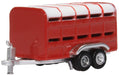 Oxford Diecast Livestock Trailer Red NFARM004