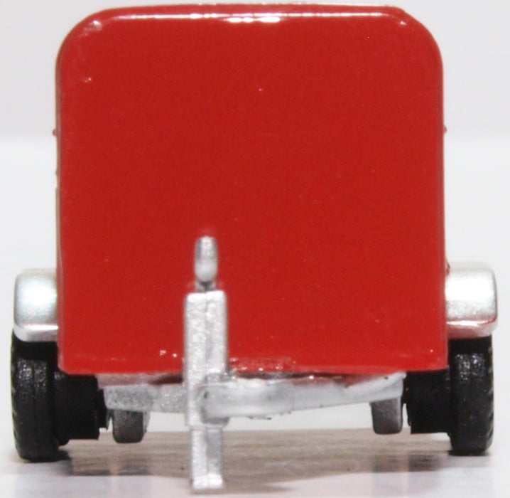 Oxford Diecast Livestock Trailer Red NFARM004