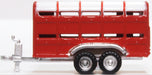 Oxford Diecast Livestock Trailer Red NFARM004