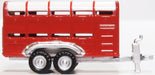 Oxford Diecast Livestock Trailer Red NFARM004