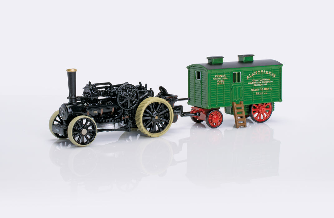 Fowler BB1 Ploughing Engine No15222 Bristol Rover + Living Wagon