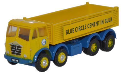 Oxford Diecast Foden FG Tipper Blue Circle Cement - 1:148 Scale NFG004