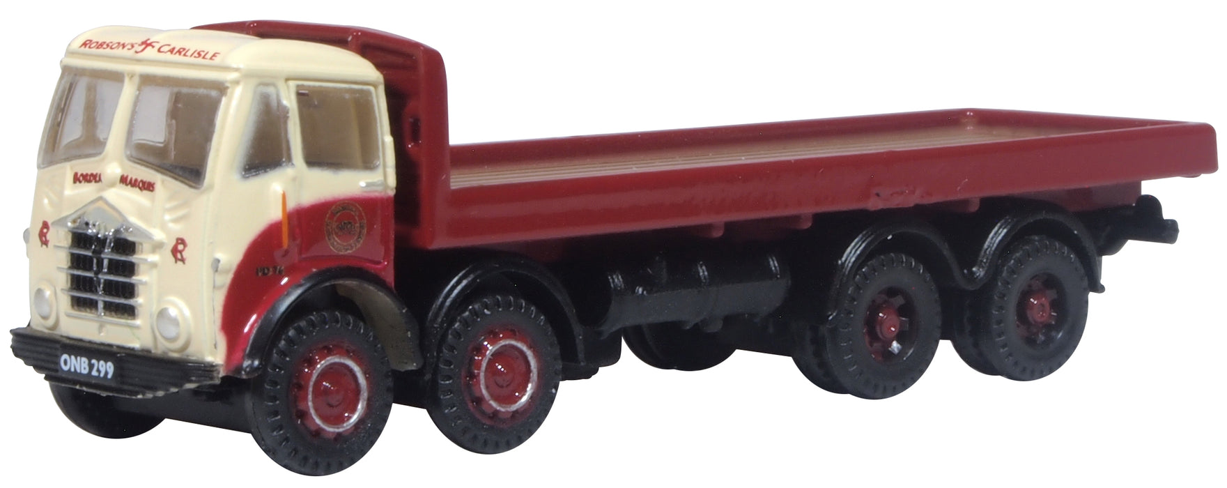 Oxford Diecast Foden FG 8 Wheel Platform Robsons Of Carlisle
