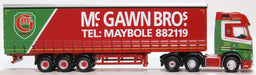 Oxford Diecast Mercedes Actros Curtainside Mcgawn Bros NMB007