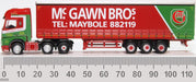 Oxford Diecast Mercedes Actros Curtainside Mcgawn Bros NMB007