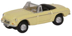 Oxford Diecast MGB Roadster Pale Primrose NMGB002