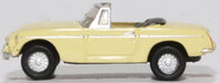 Oxford Diecast MGB Roadster Pale Primrose NMGB002