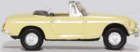 Oxford Diecast MGB Roadster Pale Primrose NMGB002