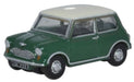 Oxford Diecast Almond Green Old English White Austin Mini - 1:148 Scal NMN003