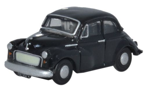 Oxford Diecast Morris Minor Black - 1:148 Scale NMOS003