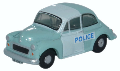 Oxford Diecast Morris Minor Saloon Police Panda NMOS005