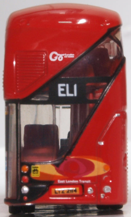 Oxford Diecast New Routemaster East London Transit NNR008