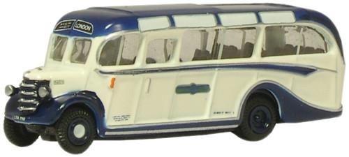 OXFORD DIECAST NOB004 Royal Blue Bedford OB Coach Oxford Omnibus 1:148 Scale Model Omnibus Theme