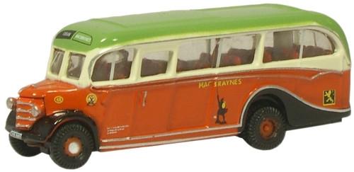 OXFORD DIECAST NOB005 Macbraynes Bedford OB Coach Oxford Omnibus 1:148 Scale Model Omnibus Theme