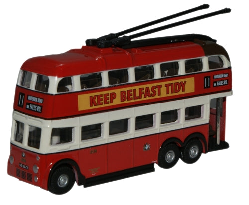 Oxford Diecast Belfast B. U. T. Trolleybus - 1:148 Scale NQ1002