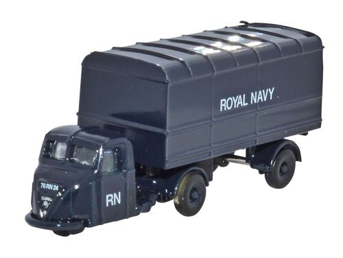 Oxford Diecast Scammell Scarab Van Trailer Royal Navy - 1:148 Scale NRAB010