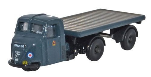 Oxford Diecast Scammell Scarab Flatbed Trailer RAF - 1:148 Scale NRAB011