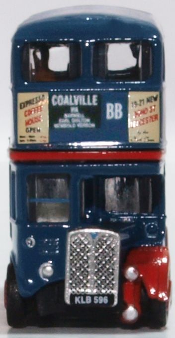 Oxford Diecast RT Bus Browns Blue NRT007