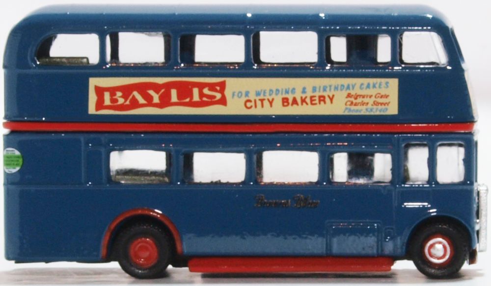 Oxford Diecast RT Bus Browns Blue NRT007
