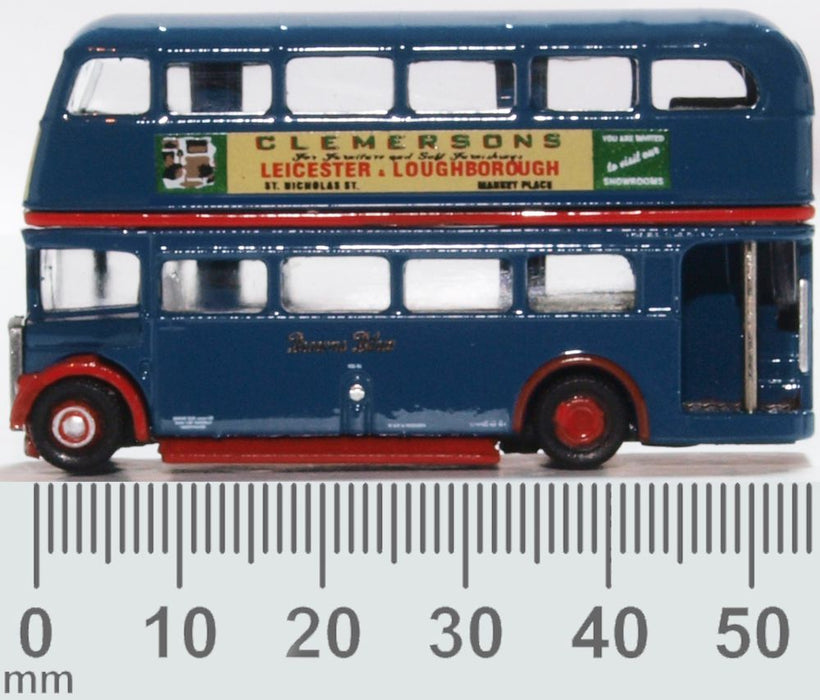 Oxford Diecast RT Bus Browns Blue NRT007