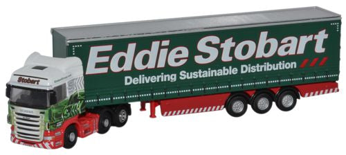 Oxford Diecast Scania Highline Curtainside - Stobart - 1:148 Scale NSCA001