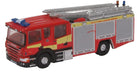 Oxford Diecast Scania Pump Ladder Surrey Fire & Rescue NSFE007