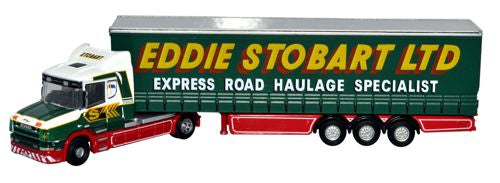 Oxford Diecast Scania T Cab Curtainside - Stobart - 1:148 Scale NTCAB001