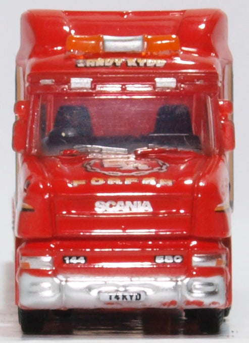Oxford Diecast Scania T Cab Semi Low Loader Sandy Kydd NTCAB006