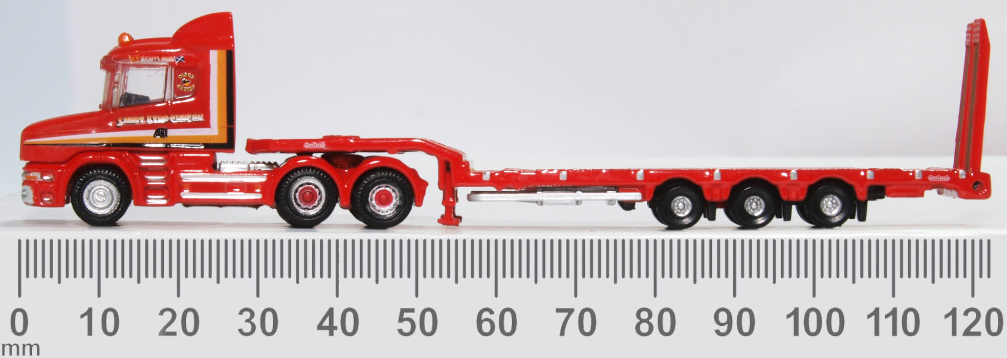 Oxford Diecast Scania T Cab Semi Low Loader Sandy Kydd NTCAB006