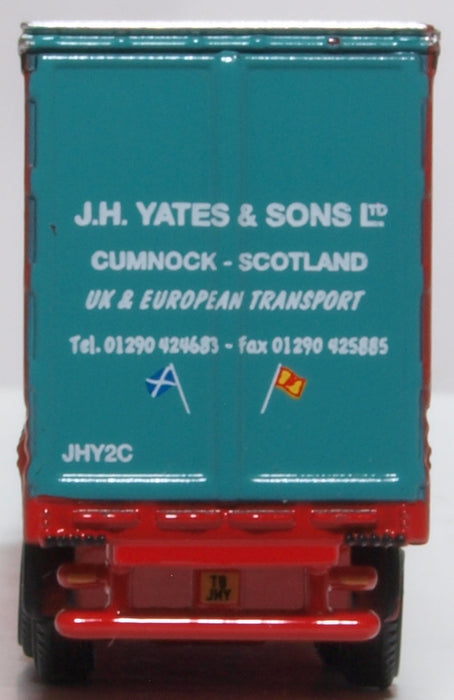 Oxford Diecast Scania T Cab Curtainside J H Yates & Sons 1:148 Scale NTCAB008