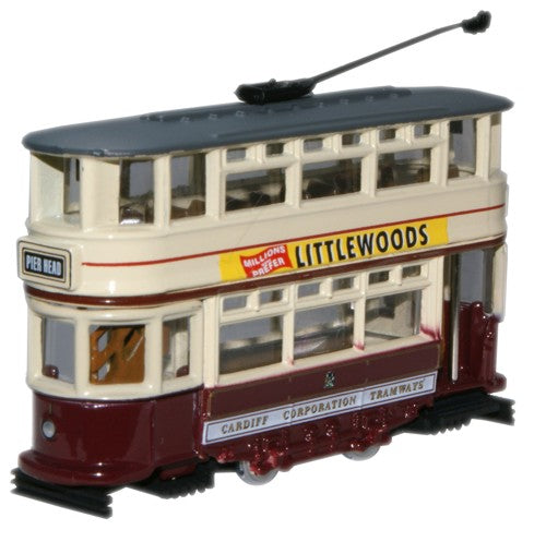 Oxford Diecast Cardiff Tram - 1:148 Scale NTR006