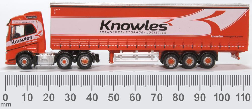 Oxford Diecast Volvo FH4 Curtainside Knowles NVOL4003