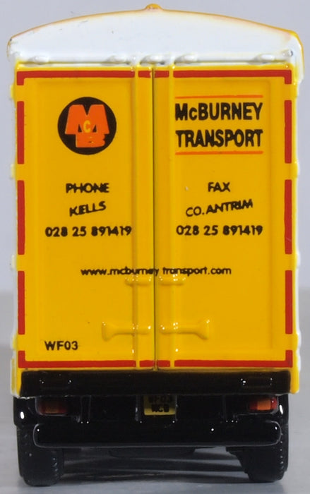 Oxford Diecast Volvo FH4 Walking Floor Mc Burney NVOL4008