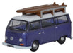 Oxford Diecast Metallic Purple _White VW Bay Window Bus - 1:148 Scale NVW015