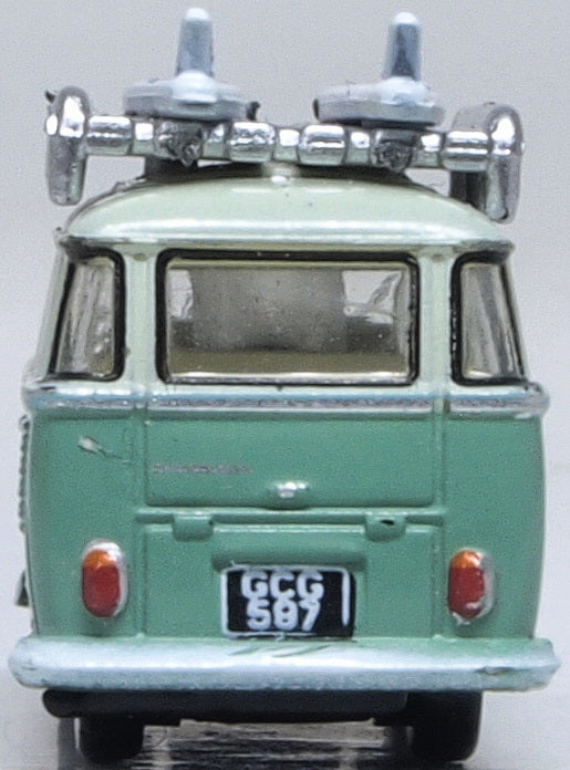 Oxford Diecast Turquoise Blue White VW T1 Samba Bus NVWS005