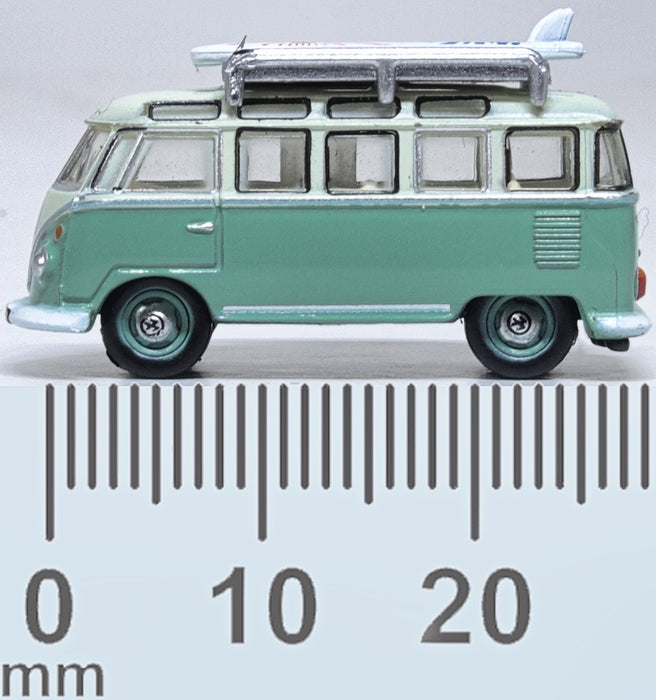 Oxford Diecast Turquoise Blue White VW T1 Samba Bus NVWS005