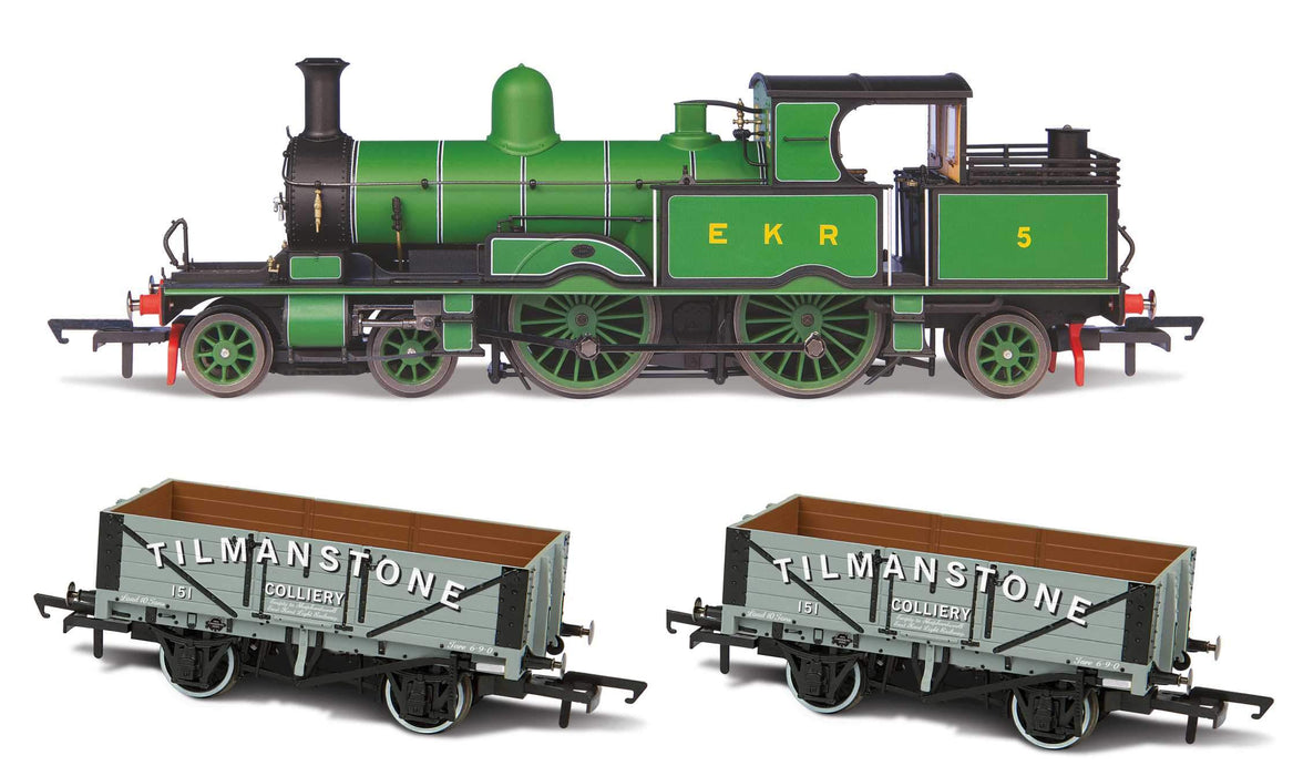 OXFORD DIECAST RAIL OR76AR009 East Kent Adams with Wagons Anniversary Set 1:76 Scale Model