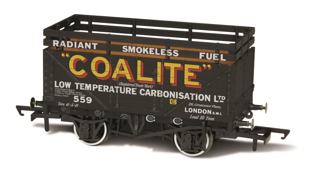 Oxford Rail Coke Wagon 7 Plank Coalite 552 With 2 Coke Rails OR76CK7002