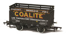 Oxford Rail Coke Wagon 7 Plank Coalite 552 With 2 Coke Rails OR76CK7002