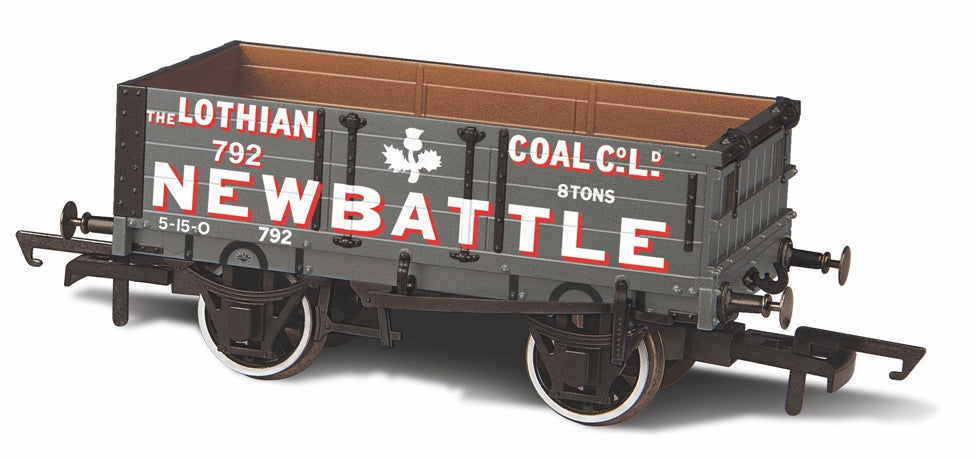 Oxford Rail Lothian Coal Co No 792 4 Plank Wagon OR76MW4005