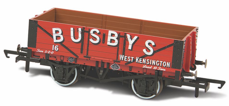 Oxford Rail Busbys West Kensingtin No16 5 Plank Mineral Wagon OR76MW5002