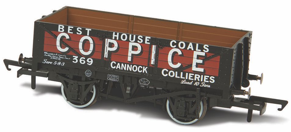 Oxford Rail Coppice - Cannock Chase No369 5 Plank Mineral Wagon OR76MW5003