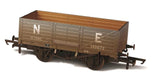 Oxford Rail LNER 6 Plank Mineral Wagon Weathered OR76MW6001W
