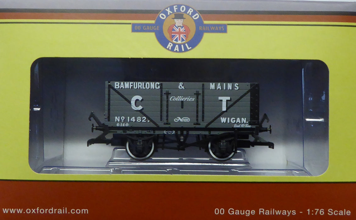 OXFORD RAIL 1482 Bamfurlog & Mains Collieries Wigan - 1:76 Scale OR76MW7012