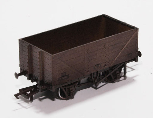 Weathered BR Grey 7 Plank Wagon P73162 OR76MW7013W