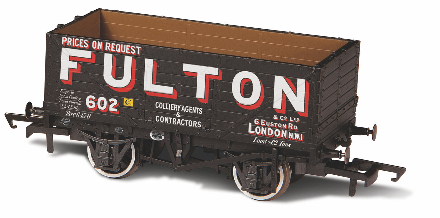 Oxford Rail 7 Plank Wagon Wigan Fulton 602 OR76MW7018