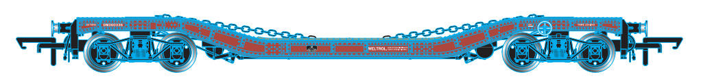 Oxford Rail Warwell A Diamond Bogies BR Brown DM360331 OR76WW002