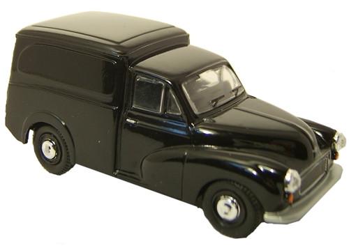 Oxford Diecast Black Morris Minor - 1:43 Scale