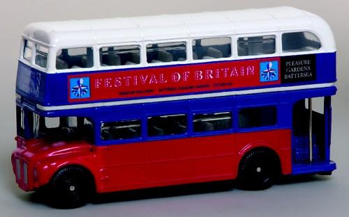 OXFORD DIECAST RM029 Festival of Britain Oxford Original Bus 1:76 Scale Model Omnibus Theme