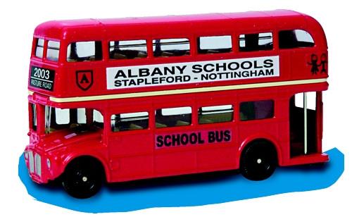 OXFORD DIECAST RM065 Albany School Oxford Original Bus 1:76 Scale Model Omnibus Theme